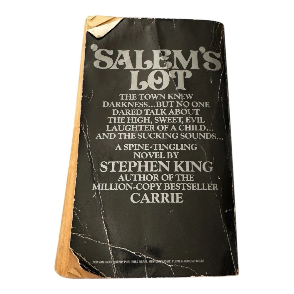 Stephen King 'Salem's Lot‎ 1976 First Signet Printing Paperback Horror READ